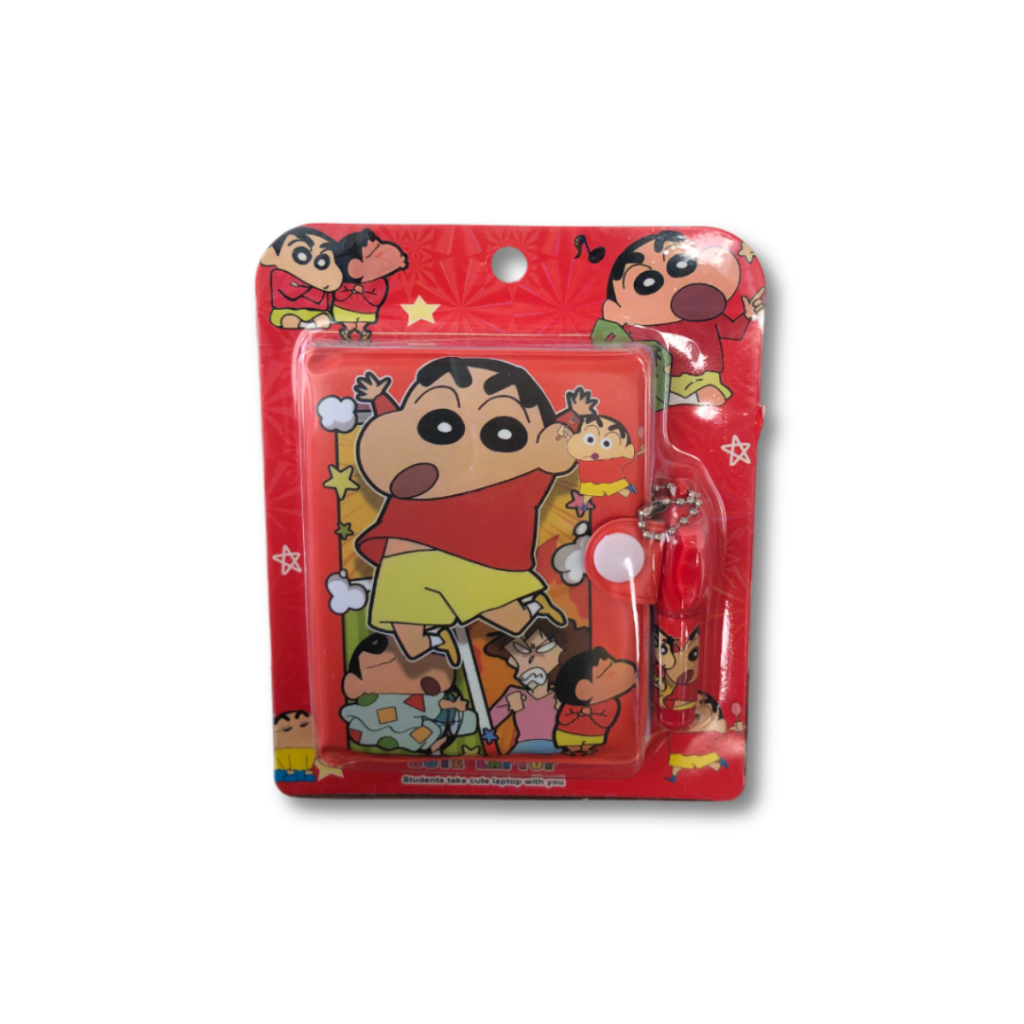 

Set Memo Book Crayon Shinchan Edition, Buku Tulis Diary Motif Karakter Kartun Anak Sinchan Warna Merah Extra Pulpen Kecil, Hadiah Ulang Tahun Anak atau Teman