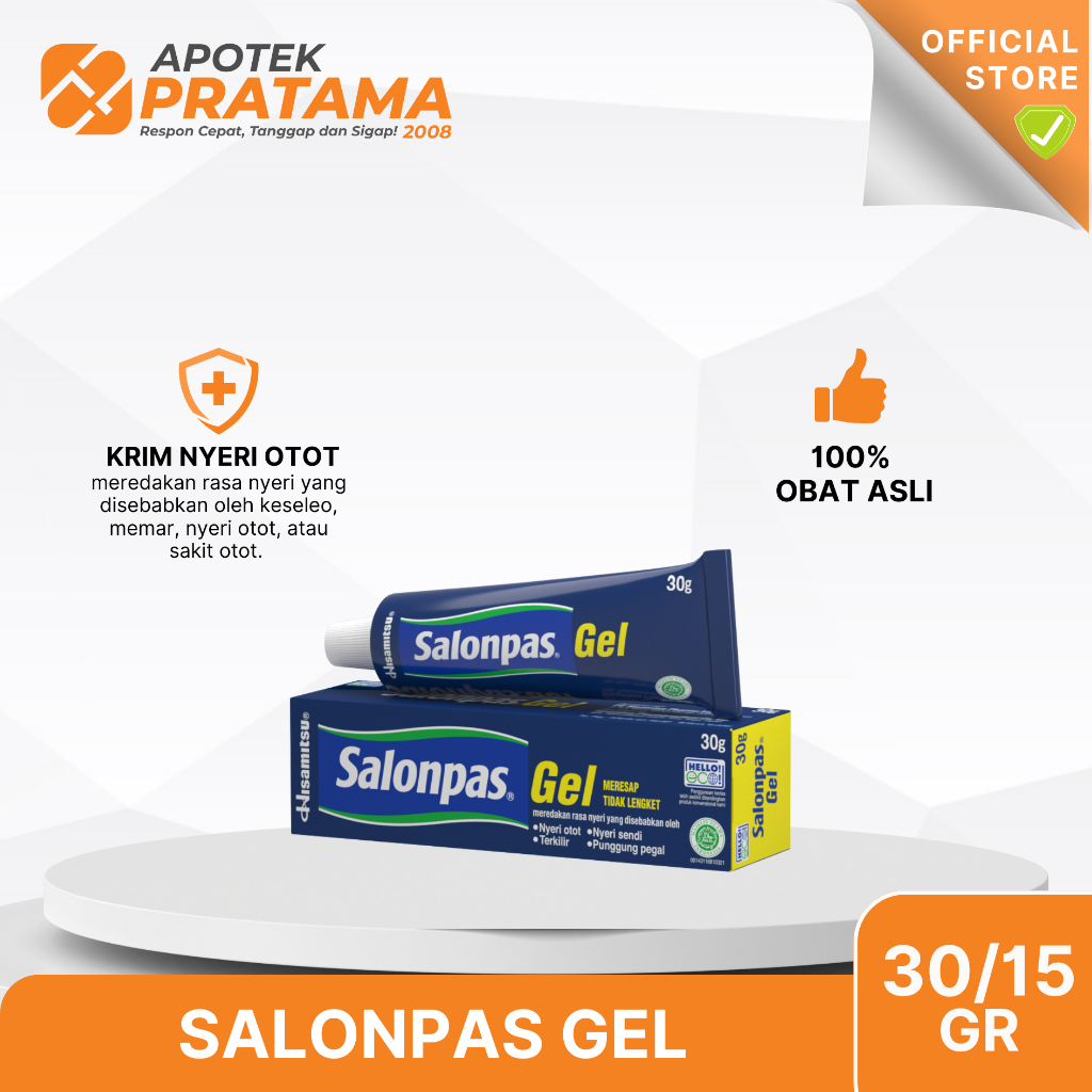 SALONPAS GEL 15GR / 30GR /SALONPAS GEL
