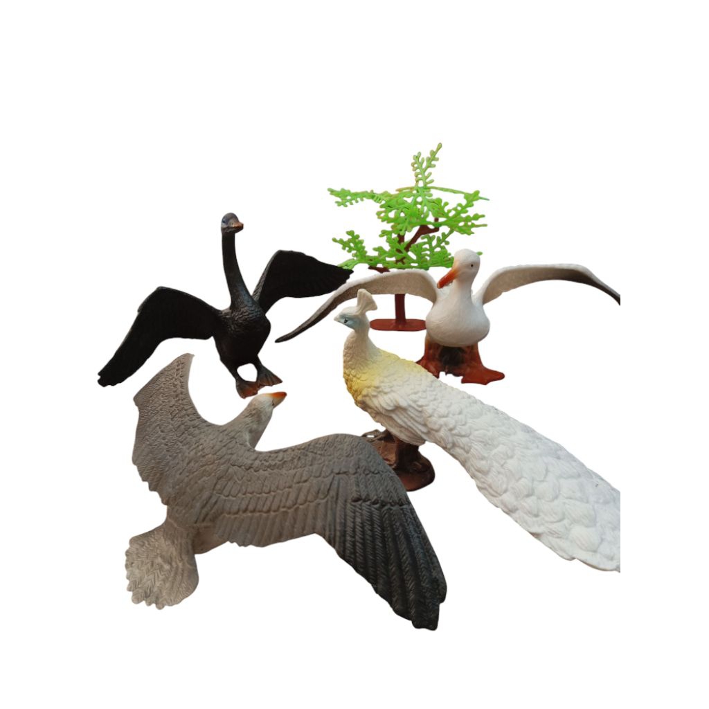 Mainan Hewan Darat Dan Laut / Hewan binatang darat, binatang laut& Medium Bahan Karet