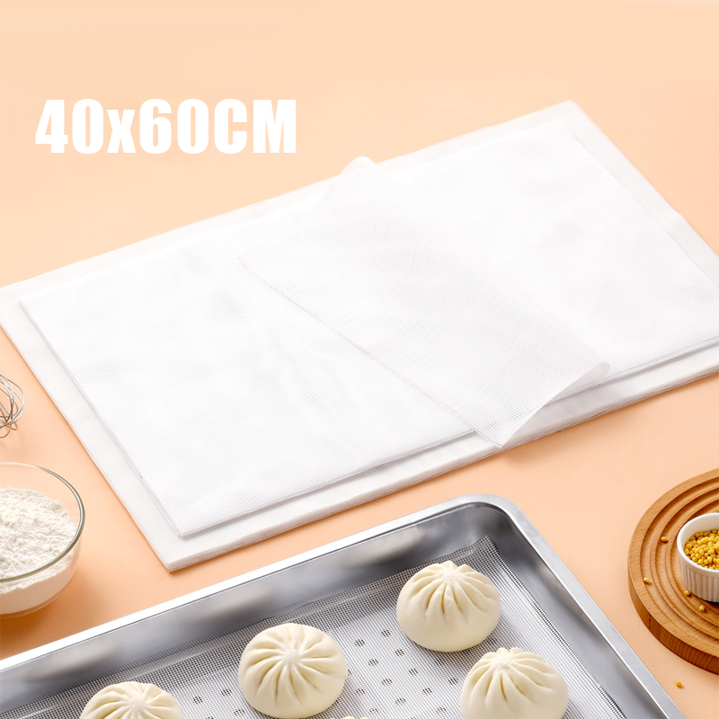 Tatakan Kukusan Bahan Silikon Tahan Panas Kain Kukusan Dimsum Silikon Alas Kukus Anti Lengket Tahan 