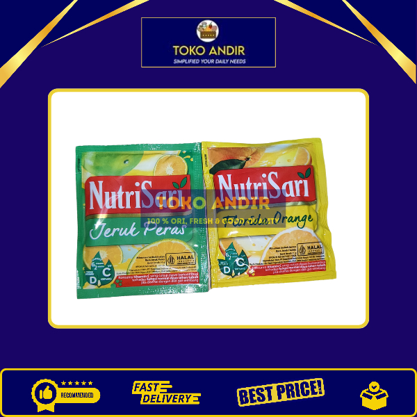

Nutrisari Florida Orange & Jeruk Peras Sachet – Minuman Instan Rasa Buah Segar Pilihan