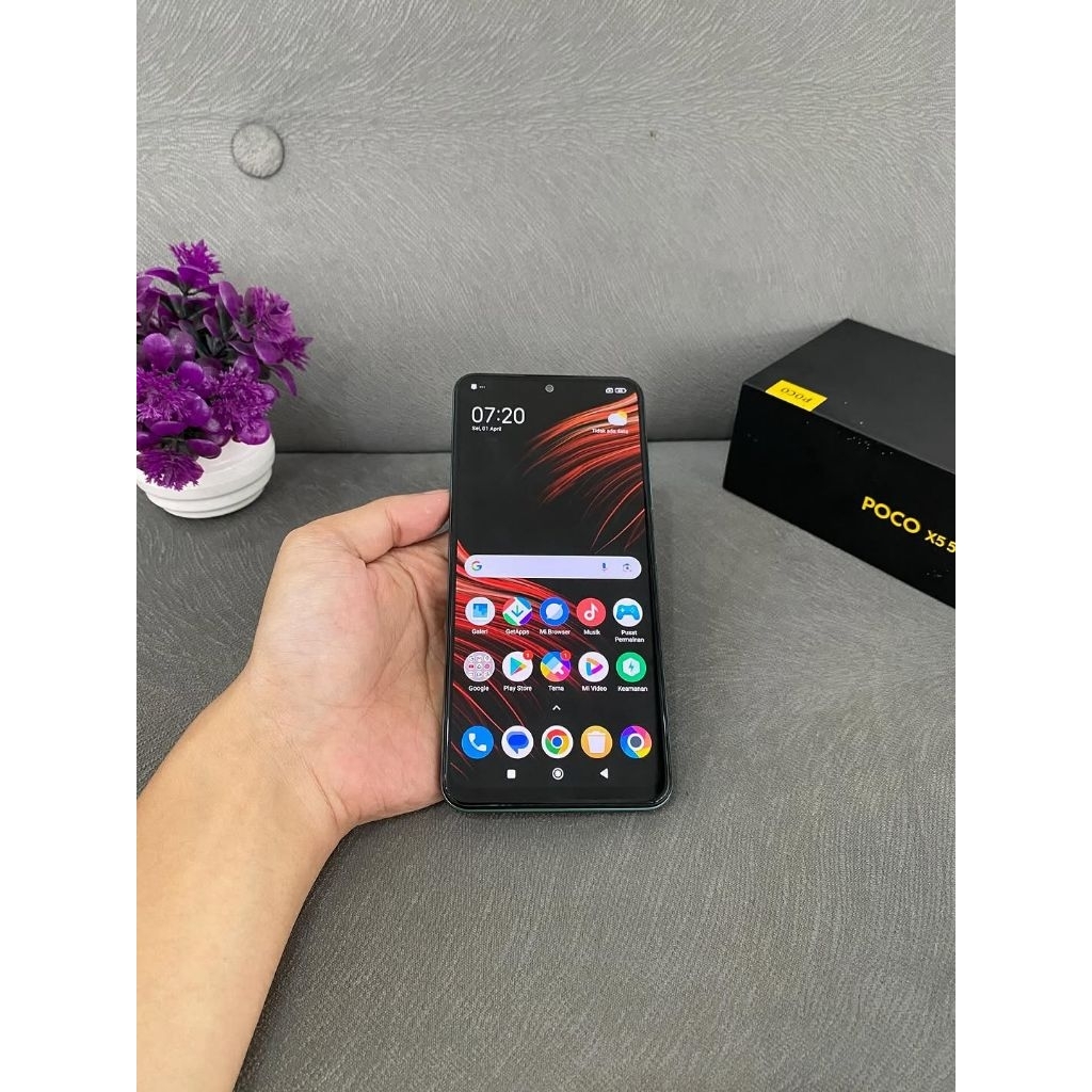 CASH & CREDIT HP XIAOMI POCO X5 5G RAM 8/256 SECOND FULLSET