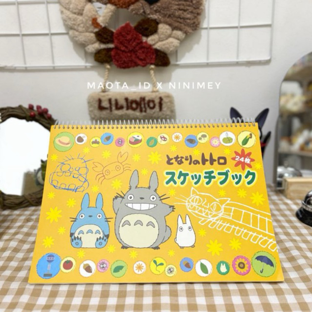 

Buku Gambar Totoro / Sketch Book My Neighbor Totoro / Studio Ghibli