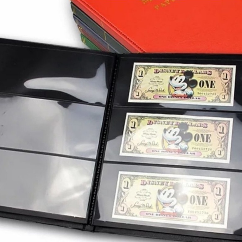 

KODE O4Y album uang kertas mingt PCCB 3 baris hitam 23 295 mm 6 kantong