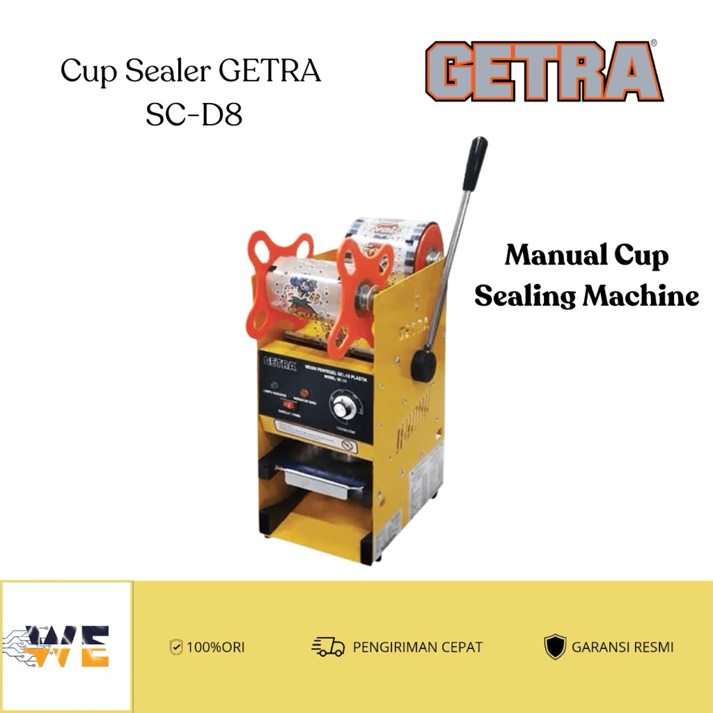 Cup Sealer Getra SC-8D (Manual Press Gelas Plastik)