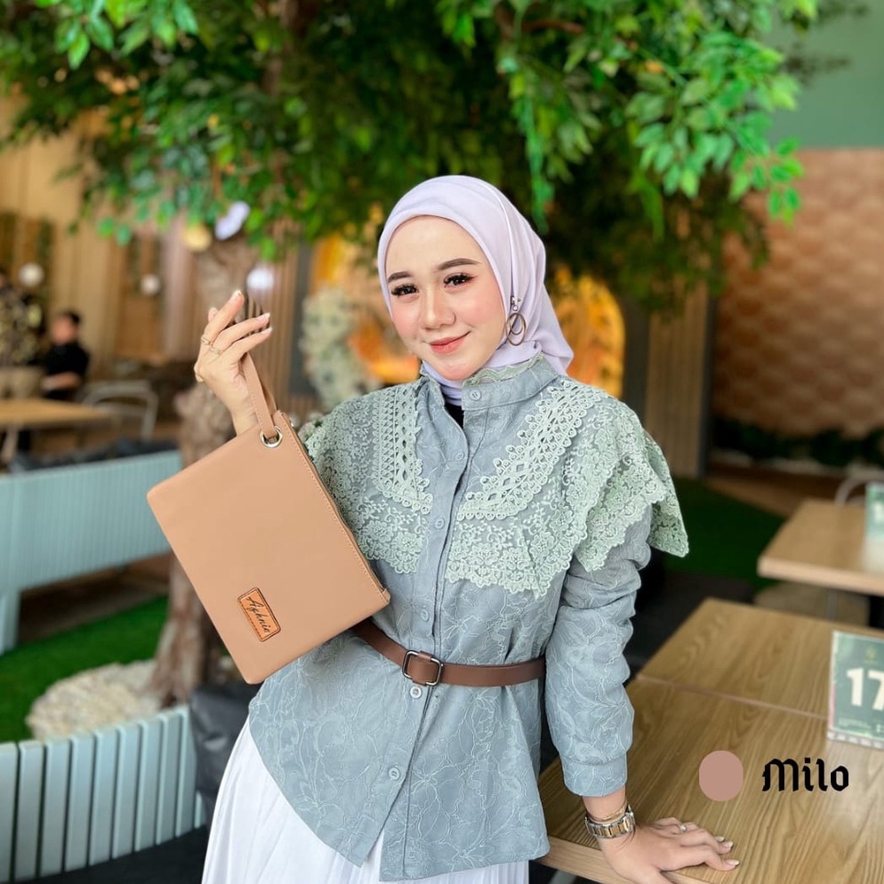 KODE W34Z POUCH HAWA BY AGHNIA  HAWA  AGHNIA  TAS WANITA  DOMPET WANITA  DOMPET AGHNIA  HAWA HANDBAG