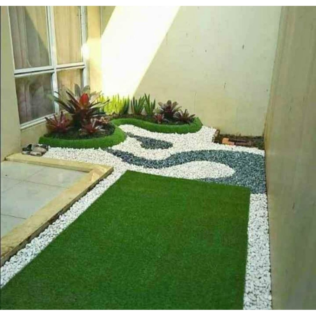 taman rumput sintetis//dekorasi taman