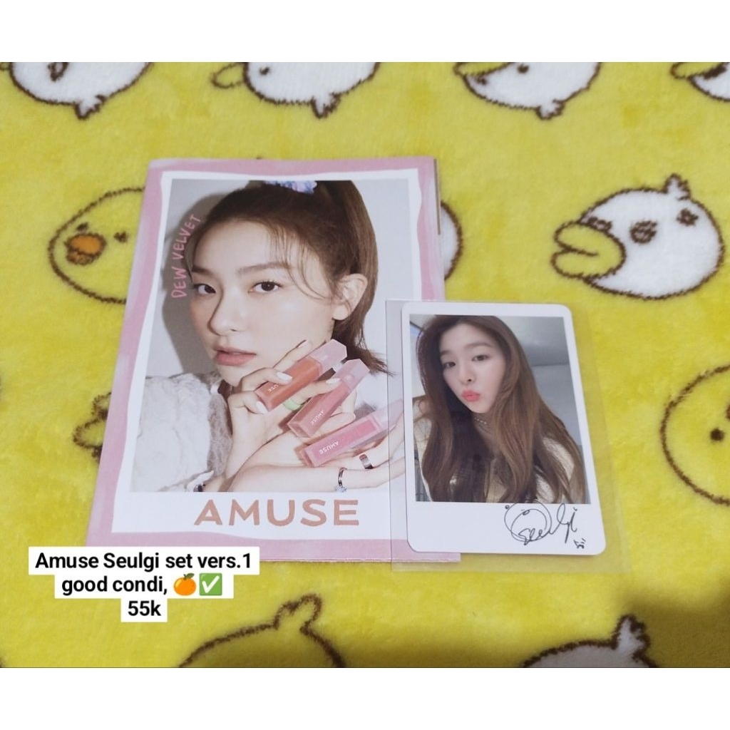 Seulgi red velvet amuse vers.1 official set