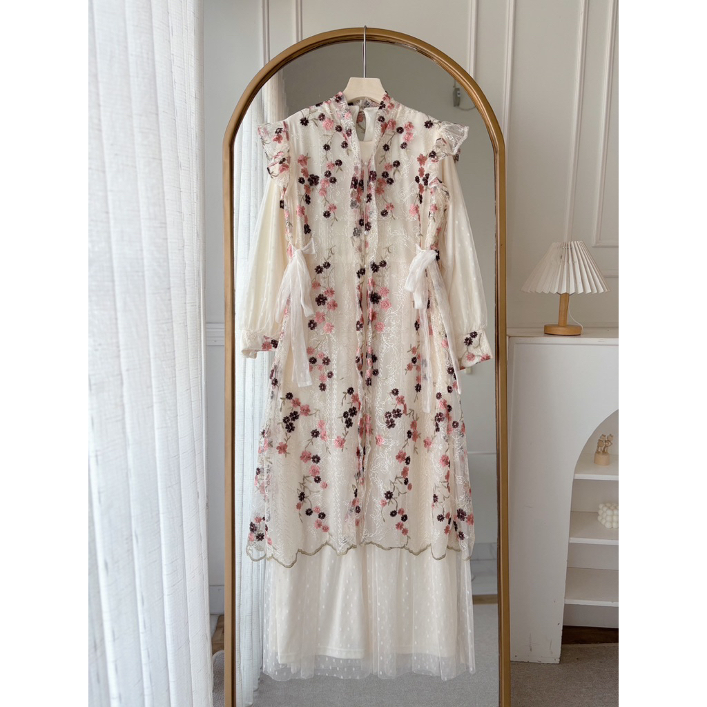 CANDY LADY Anasya Series Maxi / Gamis Brukat Wanita Terbaru / Gamis Kondangan Premium