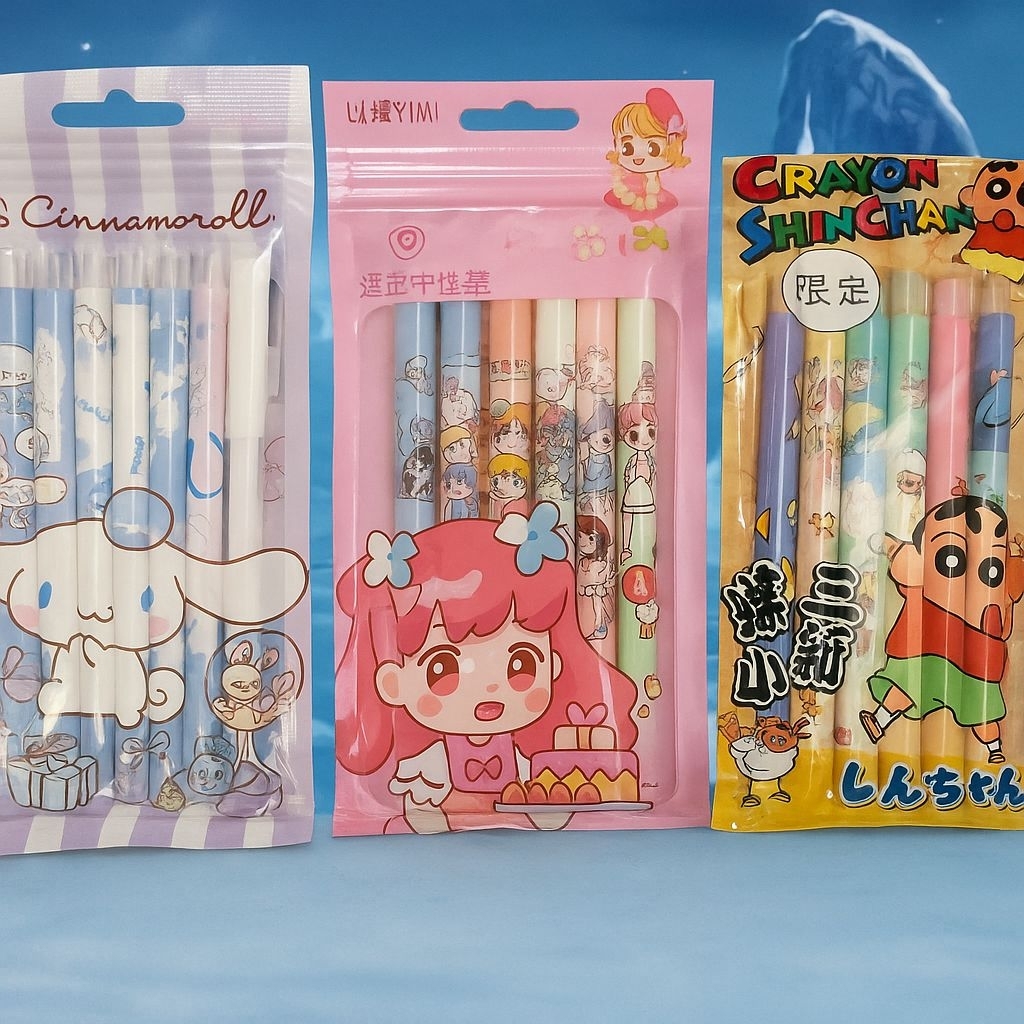 

NEW! pulpen cetek pouch sinchan