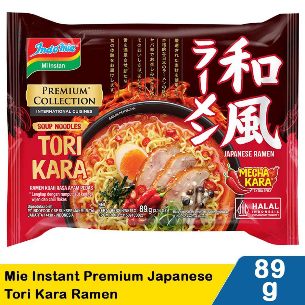 

Indomie Mie Instant Premium Japanese Tori Kara Ramen 89g