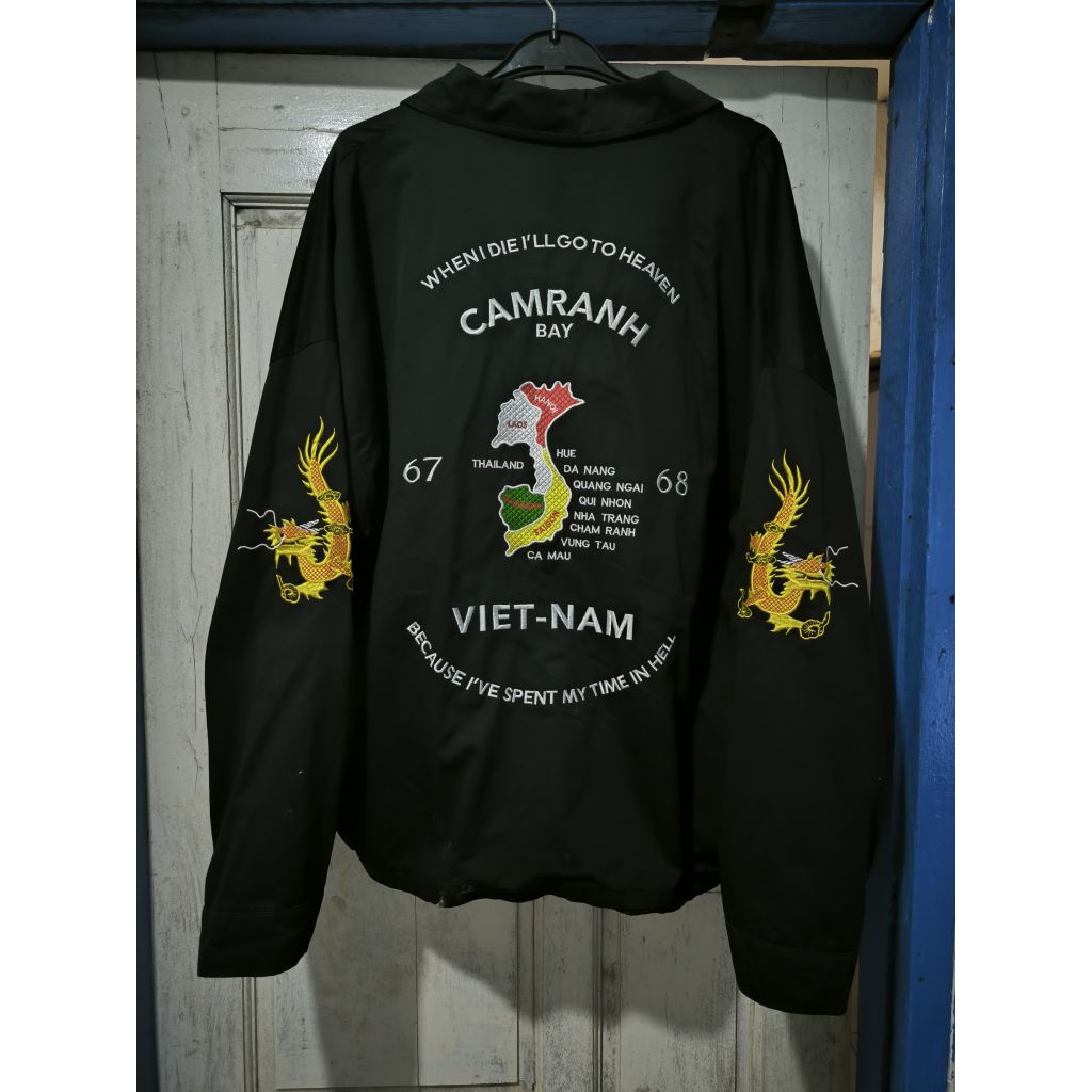 work jacket vietnam war sukajan