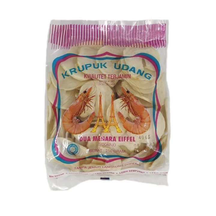 

500 GRAM KERUPUK UDANG SUPER DUA MENARA EIFFEL