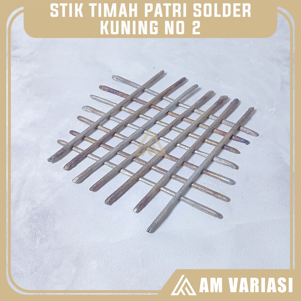 Stik Timah Patri solder kuning no 2 per kg harga termurah ( Harga Perbatang )