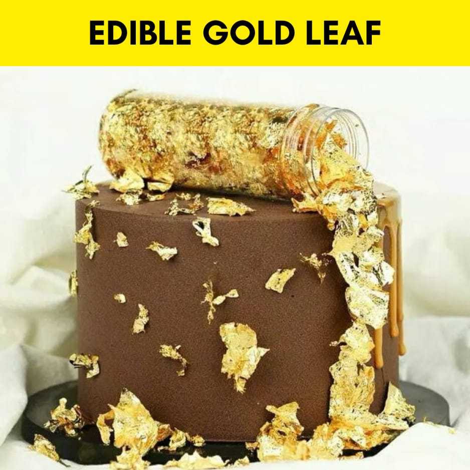 

EDIBLE GOLD LEAF DEKORASI KUE 2GR | EDIBLE EMAS FOOD GRADE