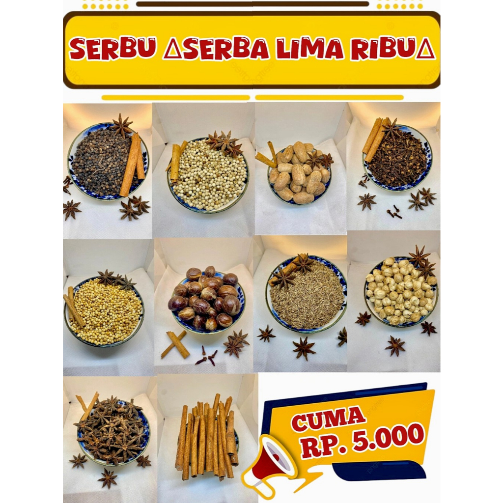 

SERBU! / Bumbu rempah serba lima ribu / bumbu masak