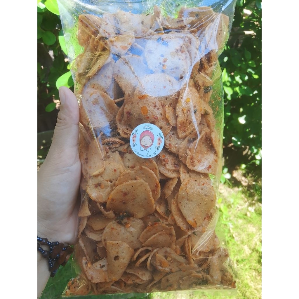 

Basreng pedas daun jeruk//Basreng pedas 1 kg