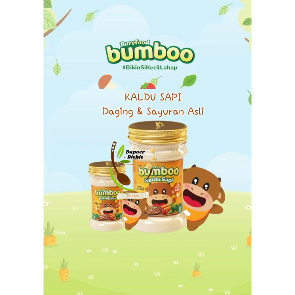 

BareFood Bumboo Kaldu Sapi asli daging sapi Mpasi bayi dan anak Non Msg
