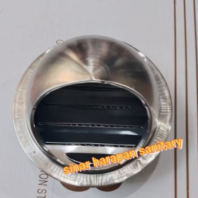 Grill ventilasi udara dinding 8inch / Saringan pembuangan udara 8inch / Ventilasi exhaust 8inch