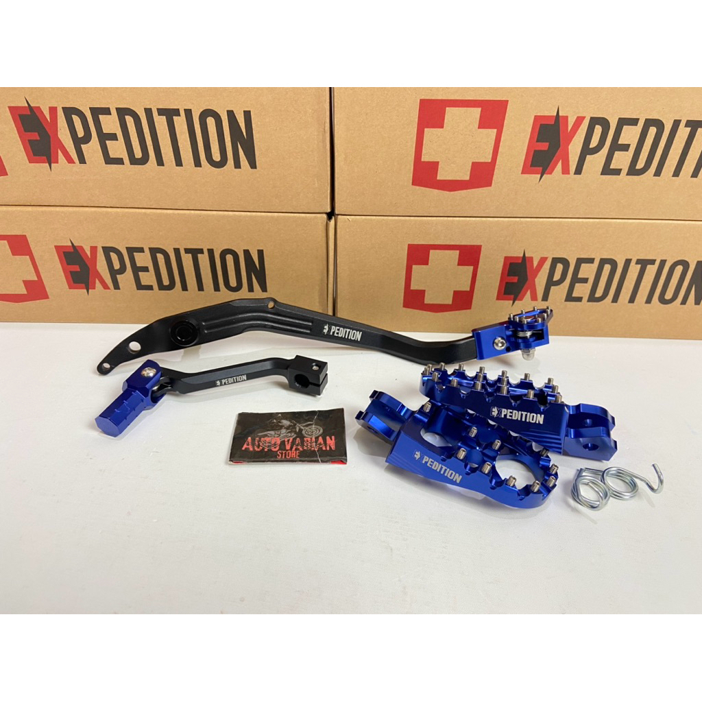 pedal rem full cnc klx 150 dtracker  Wr 155 Crf 150 set operan gigi dan footstep lipat expedition fu