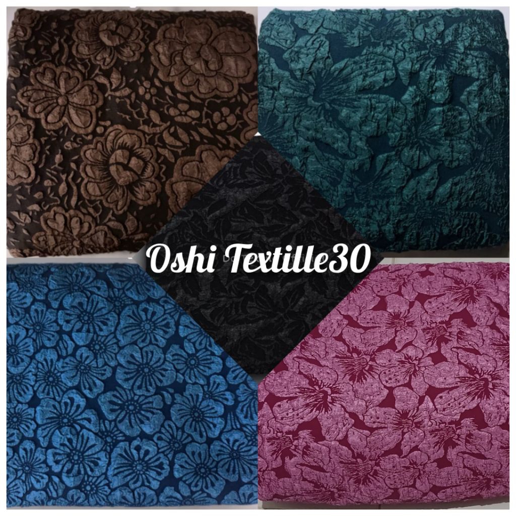 Kain Jaguar Embos Full Bordir Timbul Premium