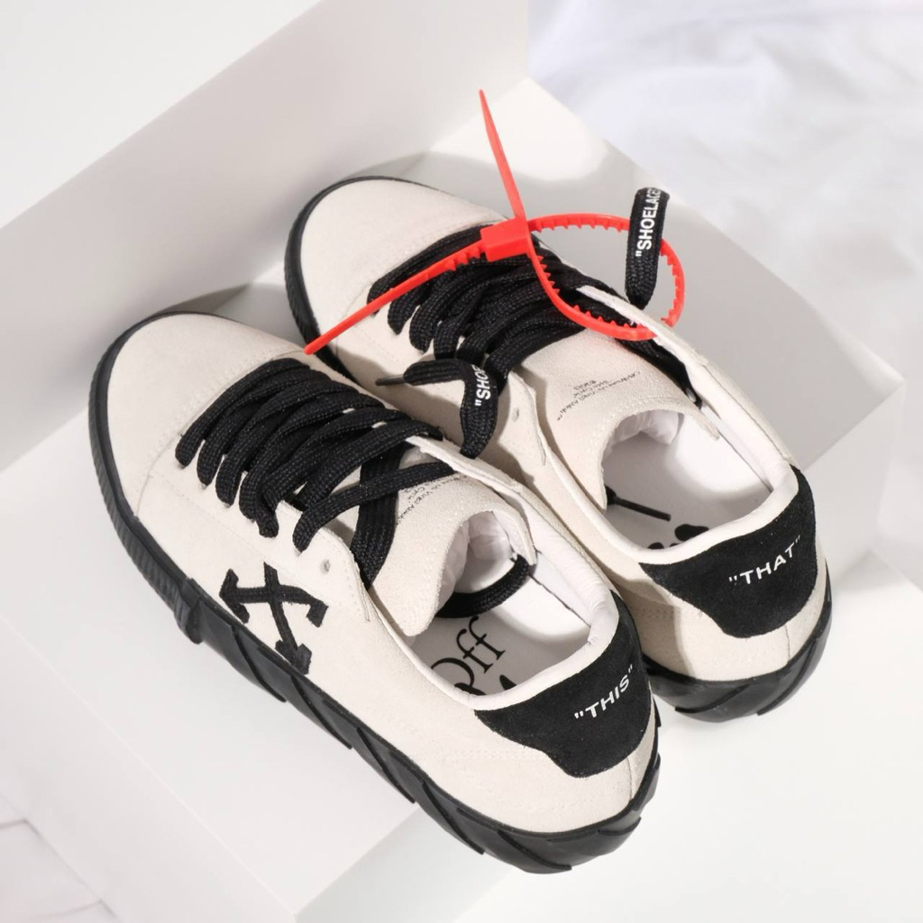 Off White Low Vulcanized Sneakers