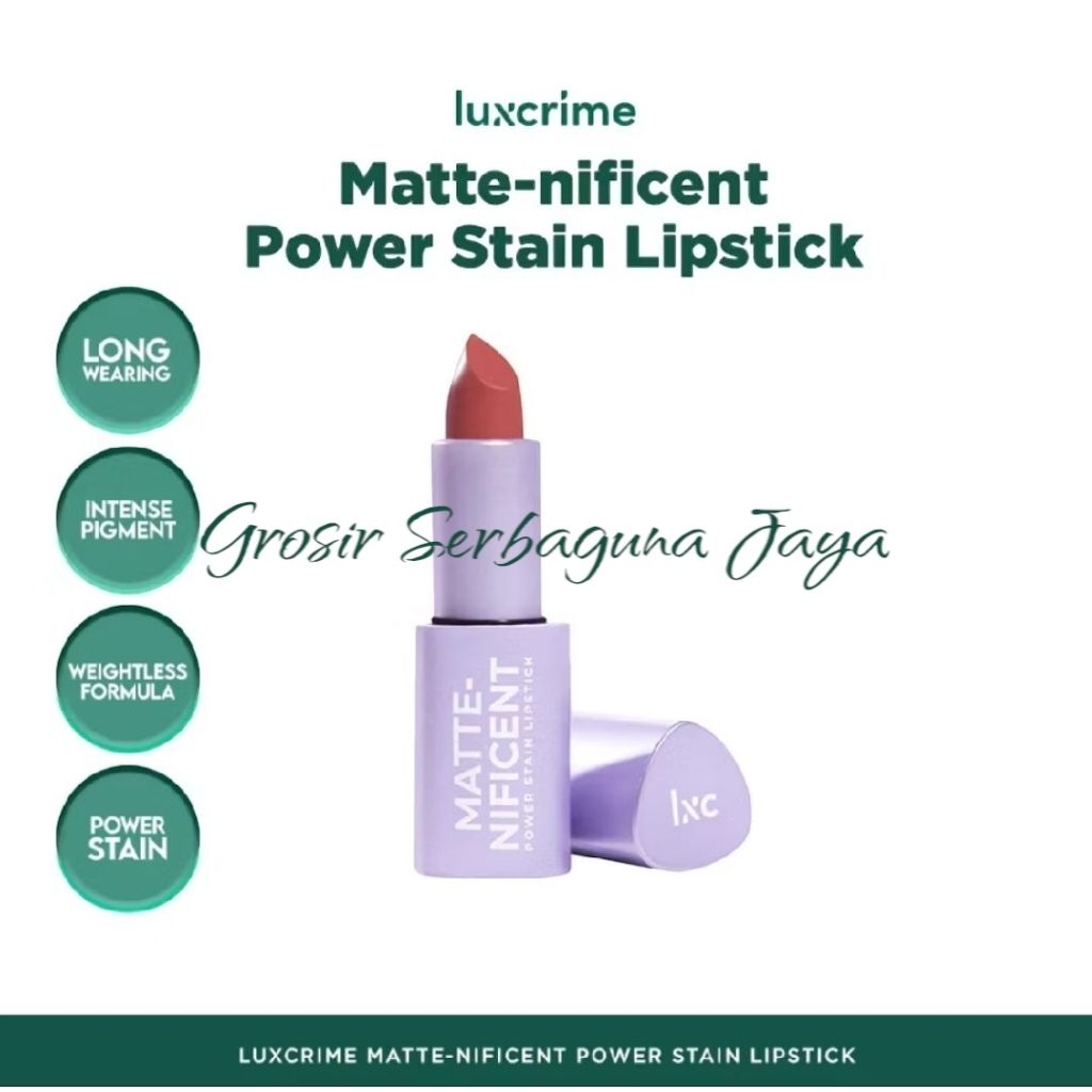 Luxcrime Matte-nificent Power Stain Lipstik