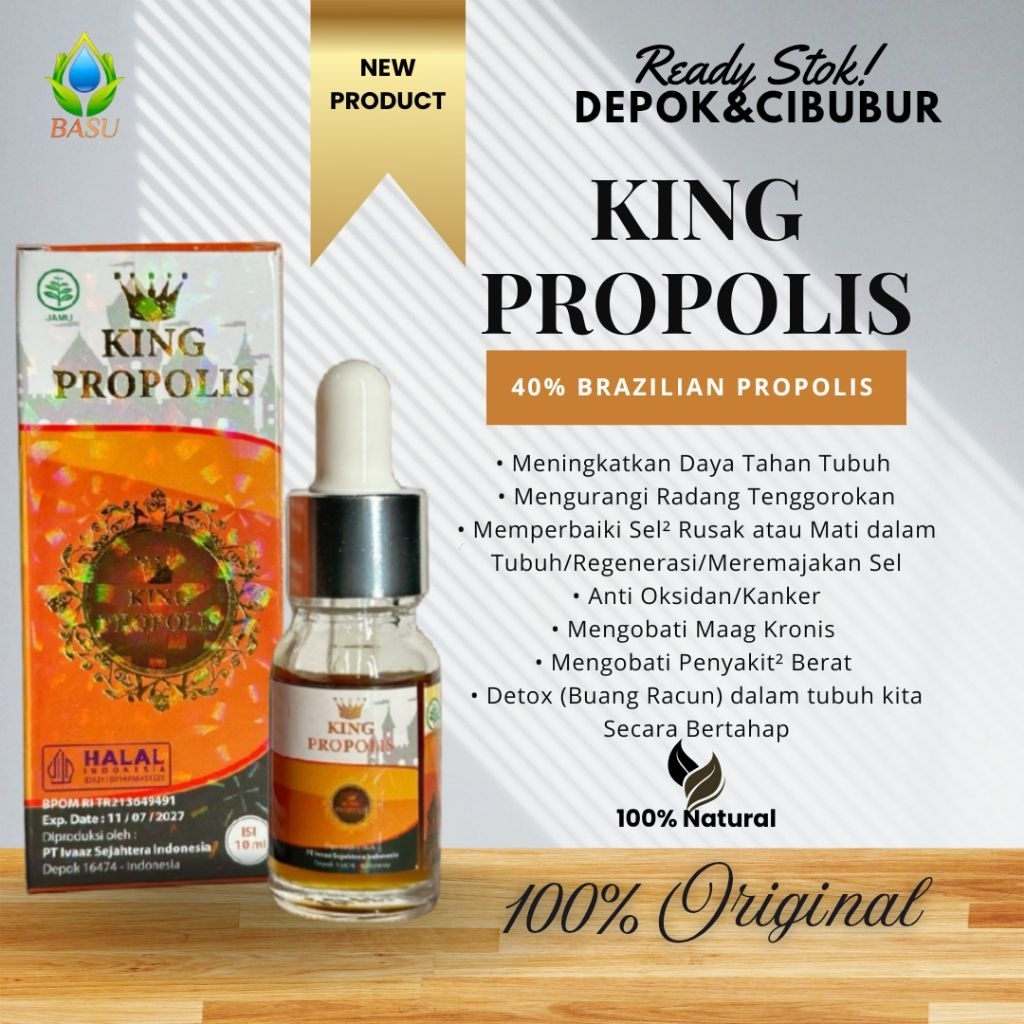 

New | King Propolis | Brazilian | Basu | Original | 10 ml