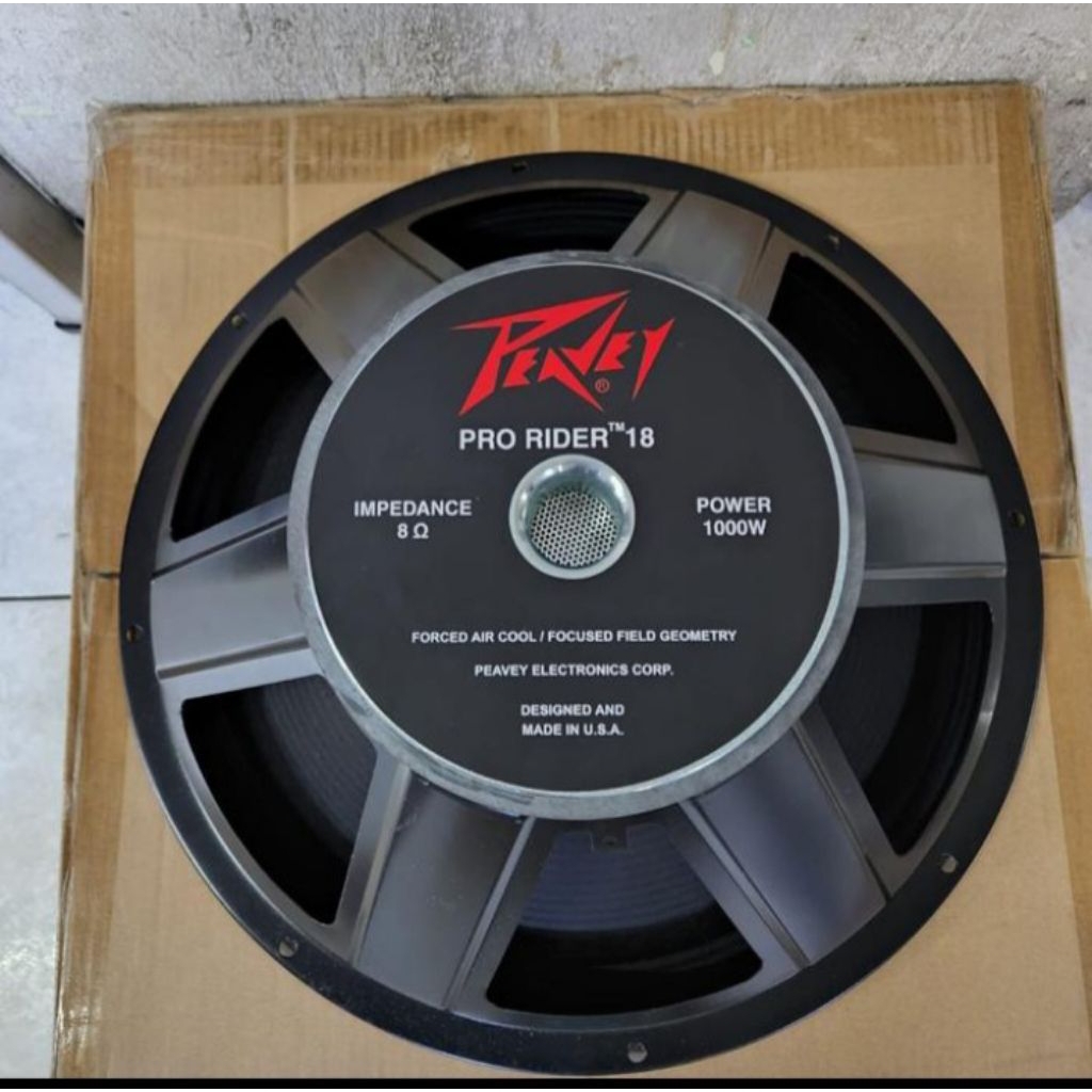 Speaker Component Peavey Usa Speaker 18 inch 1000Watt