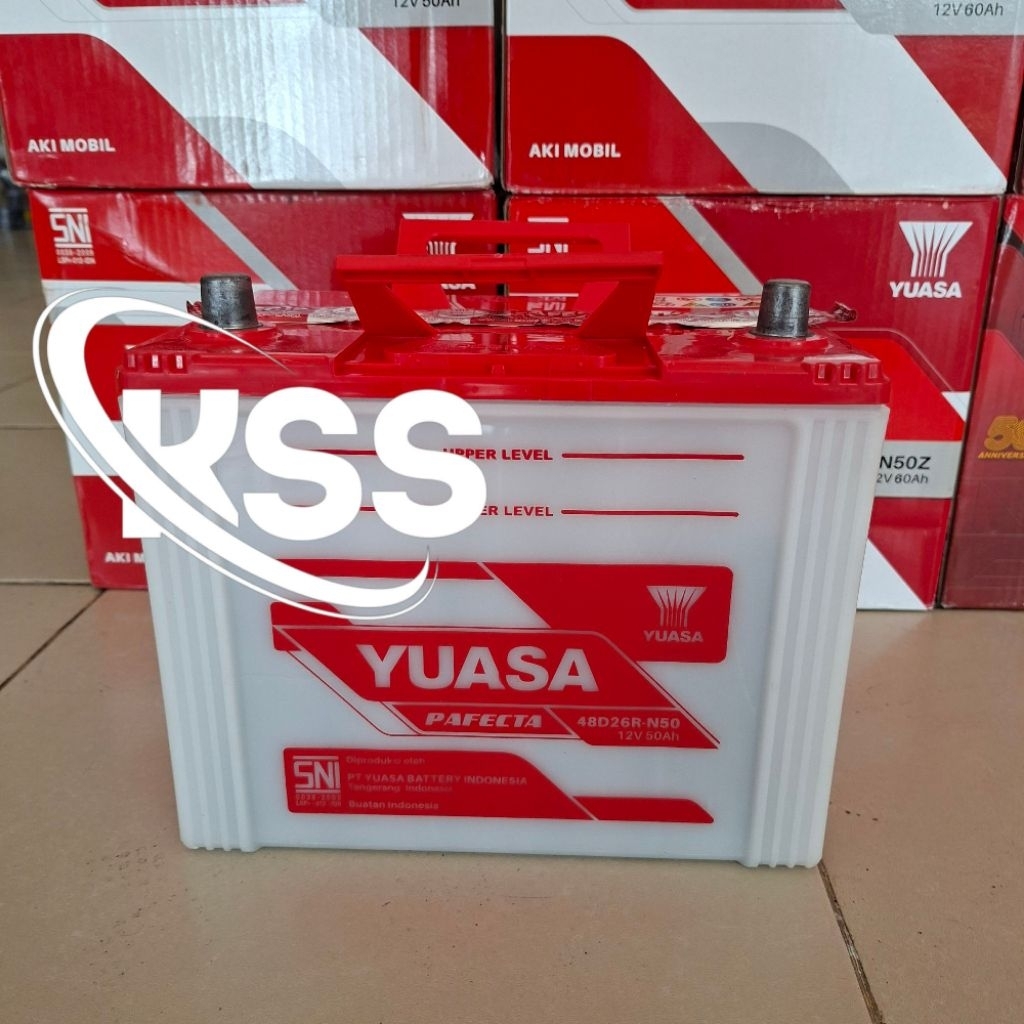 AKI MOBIL YUASA N50 / 48D26R 12V 50AH