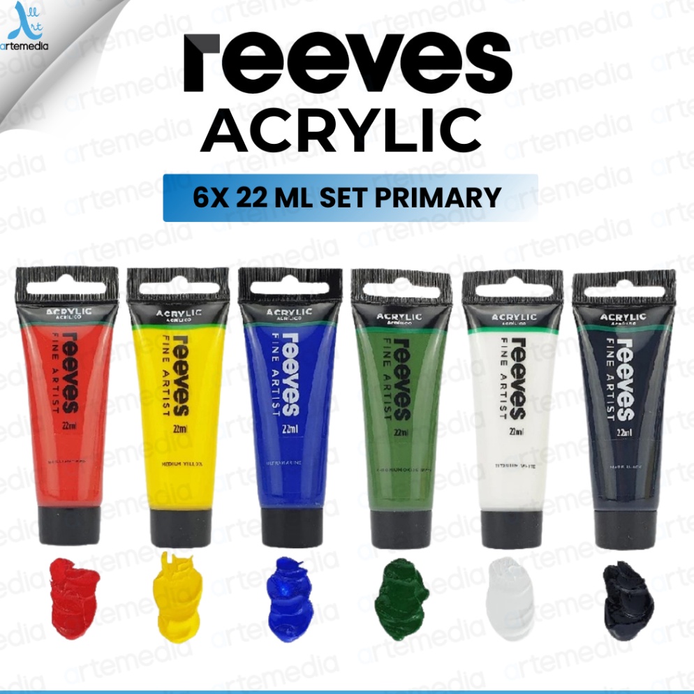 

KODE G27A Reevs Acrylic Set Primary 6X22ML