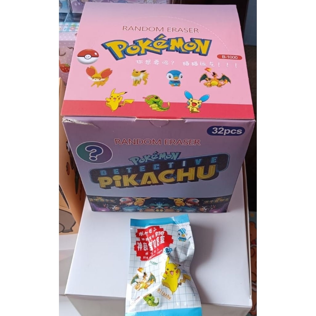 

Penghapus Misteri Capybara Labubu 1Box 32pcs || Blindbox Eraser Capybara