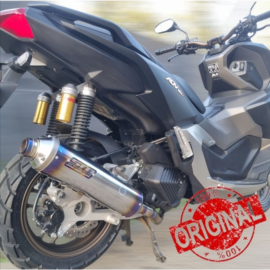 SM factory racing knalpot standar racing kenochi bluemoon adv 160 pcx 160 vario 160 fullset type tou