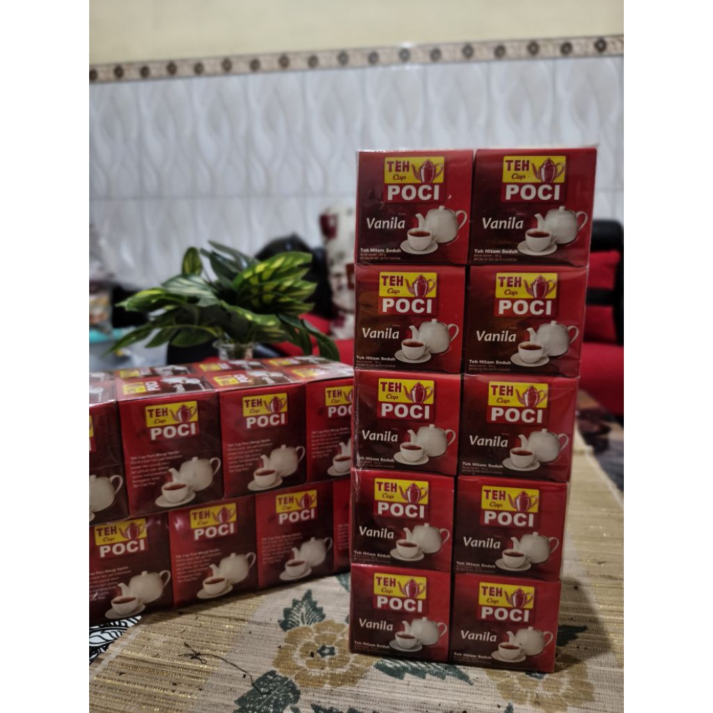 

TEH POCI VANILA TABUR / MERAH (GRATIS ONGKIR) 1 SLOP = 10 pcs