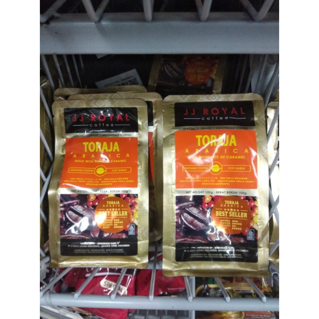 

Kopi Arabika Toraja JJ Royal Coffee 100gr