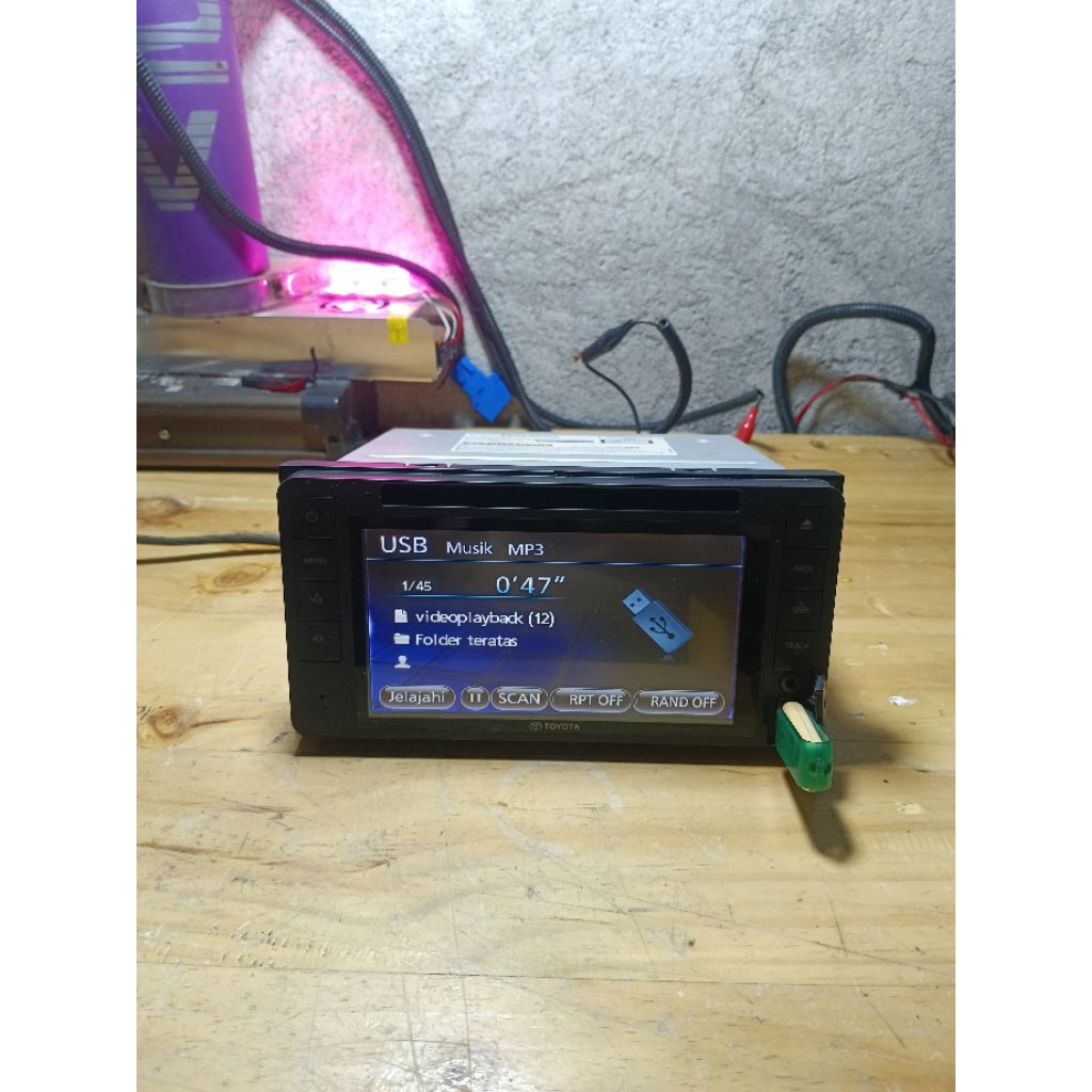 Headunit Doubeldin Tv Mobil Copotan Original AVANZA VELOZ