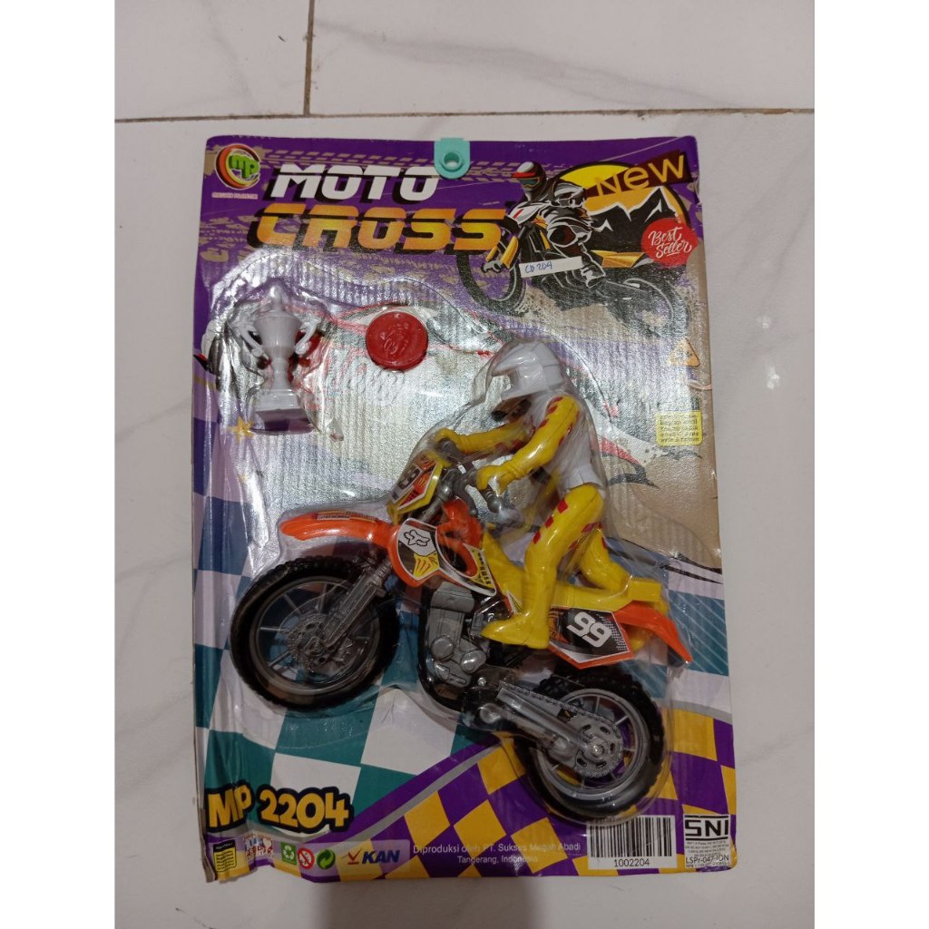 Mainan Anak Motorcycle Moto Cross Set Motor CD2204