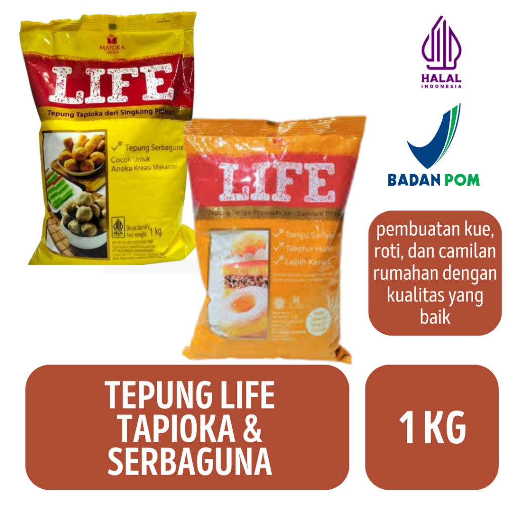 

Tepung Life Mayora [1KG]