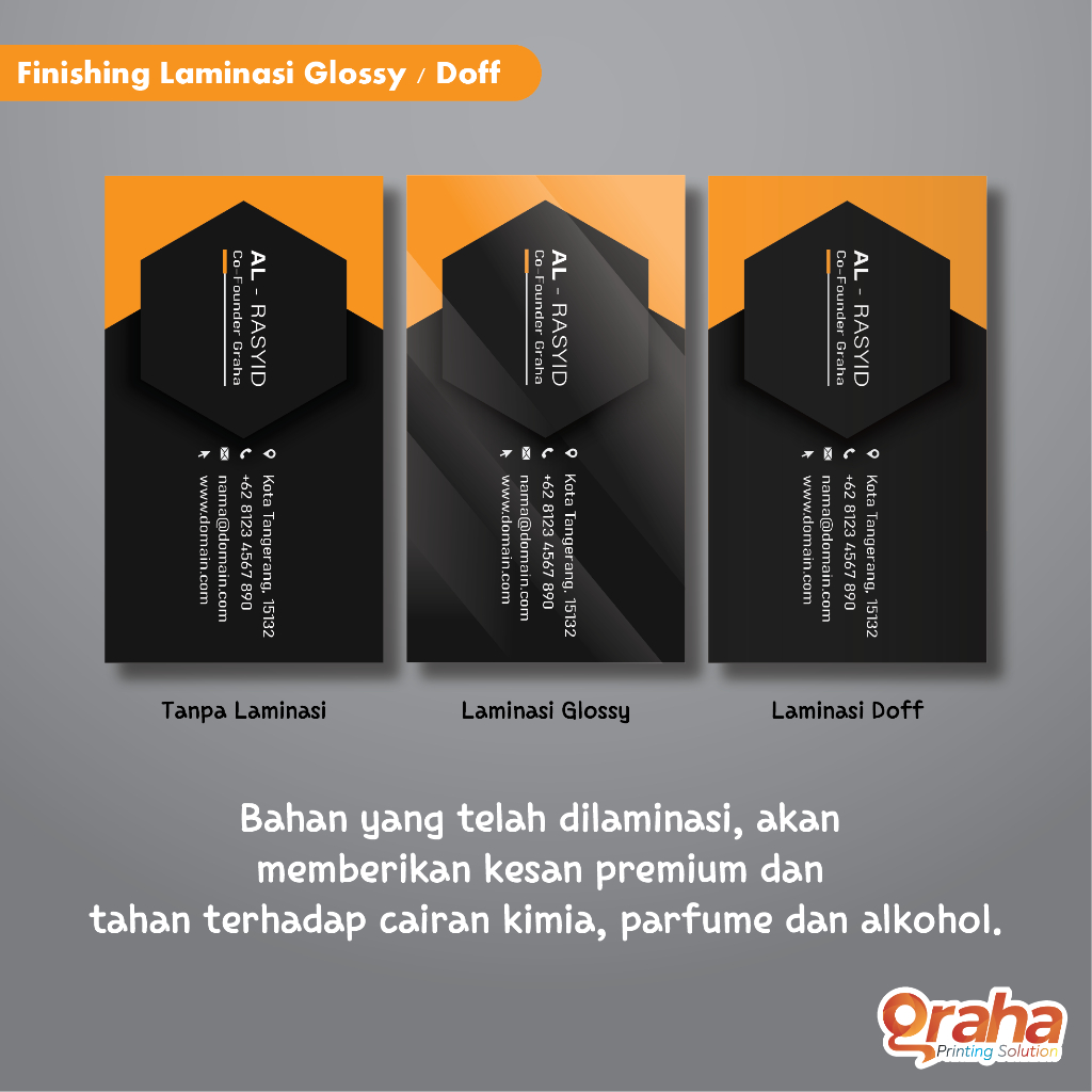 

Finishing Laminasi Glossy -Doff
