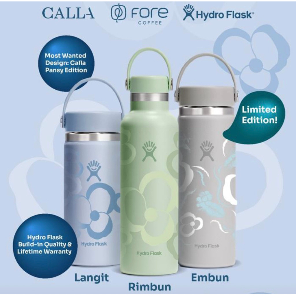 Official Calla x Hydroflask Tumbler, Fore Coffee
