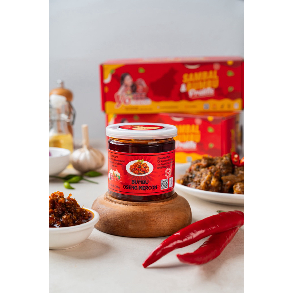 

Bumbu Oseng mercon berat 200 gr yocooking praktis bumbu masakan pedas Yo cooking rasa enak bumbu dapur lezat,BPOM,praktis enak nampol