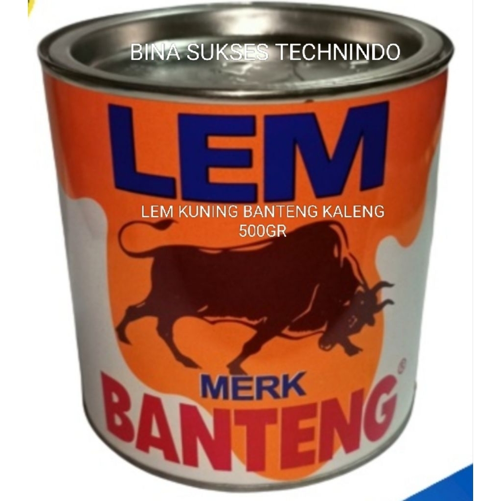 

LEM KUNING BANTENG KALENG 500GR 500 GR GOOD QUALITY
