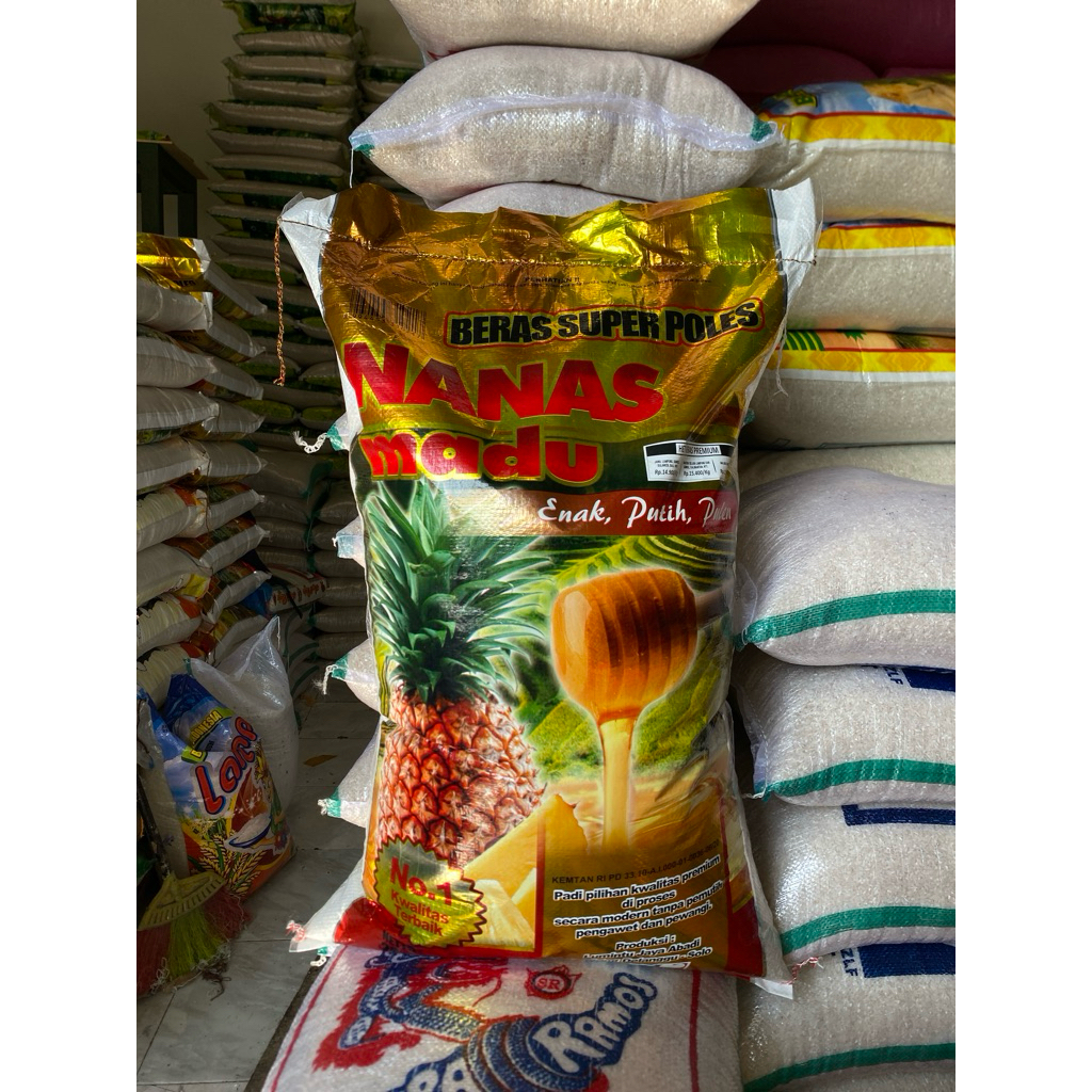 

BERAS SUPER PREMIUM NANAS MADU 25 KG