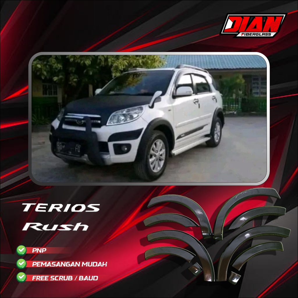 fender terios rush  model ori variasi mobil varisi mobil murah
