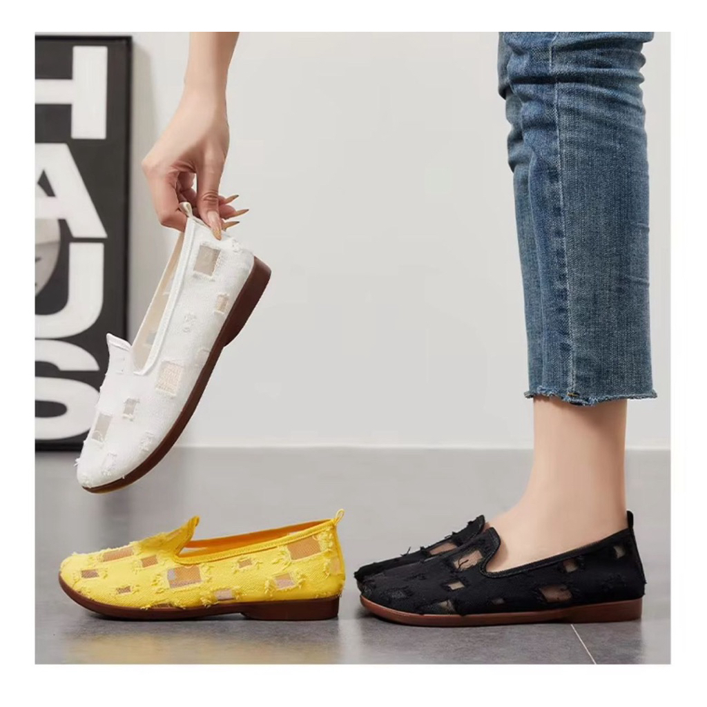 clarisse Sepatu Flatshoes Wanita Baru Nyaman Fashion Casual Shoes