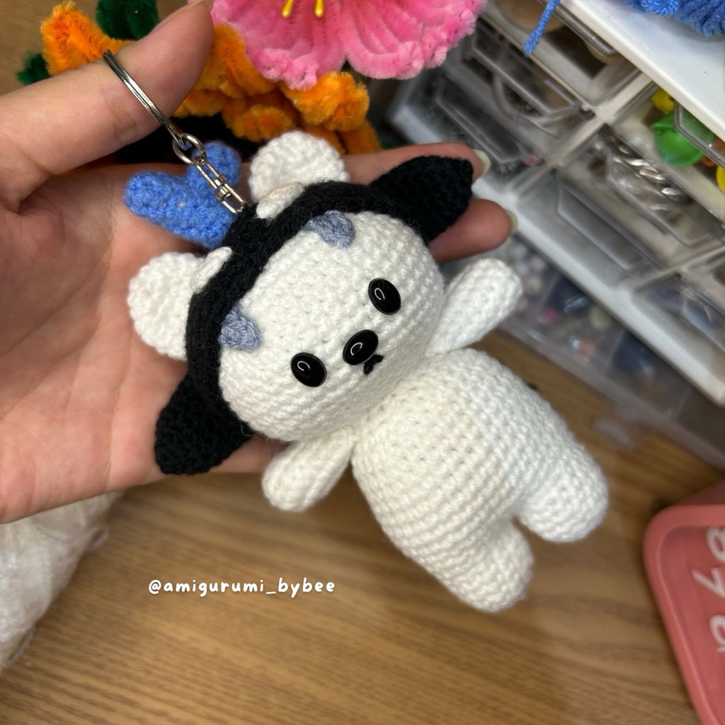 Amigurumi Gantungan Kunci Rajut Polcasan Maskot GMMTV