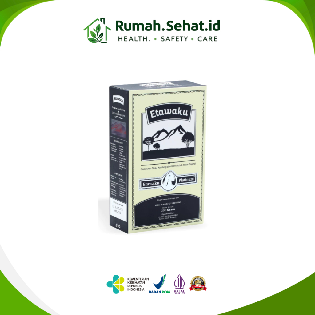 

Etawaku Platinum - Susu Kambing Etawa Murni + Krimer Bubuk - 200 gr