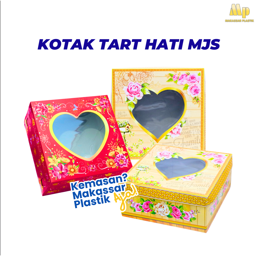 

KOTAK TART HATI MJS / DOS KUE / DUS TART LOVE @10 SET