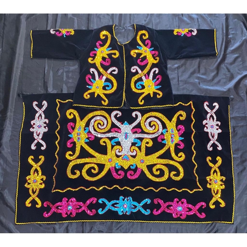BAJU ADAT DAYAK WANITA PREMIUM/PAKAIAN TRADISIONAL DAYAK WANITA KUALITAS PREMIUM