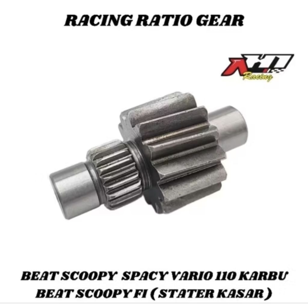 GEAR GIGI RATIO RASIO 13 14 T BEAT KARBU SCOOPY KARBU VARIO 110 KARBU BEAT FI SCOOPY FI STATER KASAR
